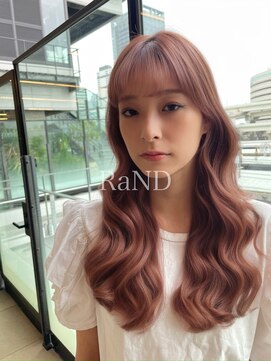 ランド(RaND) ★大人ガーリーくびレイヤーロングふんわりカール