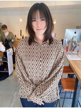 ドルセプラタ(Dulce plata) フェイスレイヤー×モーヴブラック地毛風カラー結べるボブ