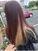 ロングピンクブラウン