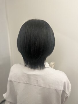 レニー(Reny) ウルフカット×秋色（ショコラブラウン）◎20代30代40代