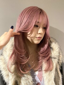 ビオラ(Viola) 【ピンク×レイヤーカット】