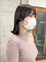 サクラ オモテサンドウ(SAKURA)&nbsp;インナーカラー ホワイトグレー 表参道