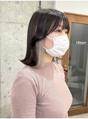 インナーカラー ホワイトグレー 表参道