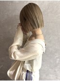 ハイトーン　ミニボブ　ストレートボブ