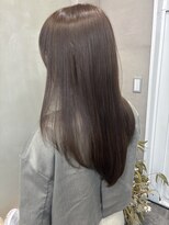 ファビ 渋谷(Fab) くびれヘア/暗めカラー/アプリコットオレンジ/縮毛矯正