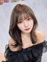 クム(kumu) 【kumu】ミディアムレイヤー/顔周りカット/栄/名古屋