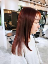 エイス 梅田 中津(Ace)&nbsp;きりっぱなしロング　ピラミンゴカラー