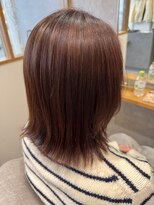 バランス 京都(BALANCE)&nbsp;ツヤと透明感が際立つ＊シンプルだけど垢抜けミディ