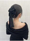 お呼ばれセット/カチモリ/ヘアアレンジ/結婚式セット
