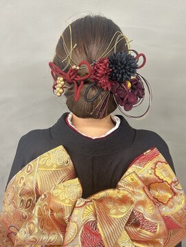 ナウアズ(now as.) お着物hair arrange【原田】【now as.明石】