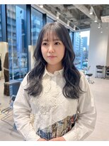 ハーツオオサカ(HE:ARTS OSAKA)&nbsp;透明感グレージュカラーがかわいい韓国ロング
