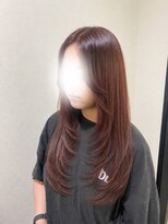 アリエル セバスチャン&nbsp;ワインレッド×レイヤーカット