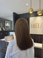アース エレガンス 吉祥寺店(EARTH Elegance)&nbsp;手ぐしでストン☆圧倒的艶のまろやかブラウン