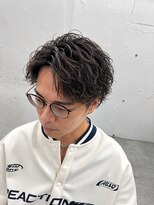 メンズ ラピス(Men's Lapis) 縦落ちスパイラル シャドウパーマ