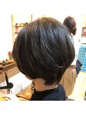 フェミニンショートボブ