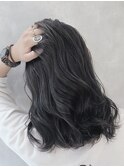 ハッシュカットフルバング似合わせカットレッドブラウン20代30代