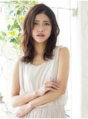 【生駒/田原台nao*c】脱力感のあるブラウンベージュウエーブ