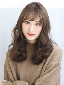 ヘアリゾート ラグーン(hair+resort lagoon) 【lagoon】透明感☆グレージュミディ