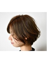 ロモヘアー(romo hair) ナチュラルショートボブ