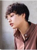 ハイライトが入った、ラフショート