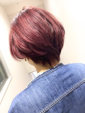 ヘアーメイク トレコローリ(hair make trecolori) 【trecolori 津田沼】ハイライトベースピンク