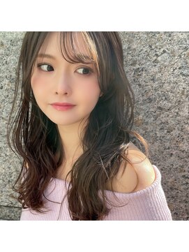 プリマ アンジュ 中目黒店(PRIMA ange) 小顔に見える韓国風ロング フェザーバング　PRIMA ange 中目黒