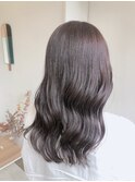 《赤川》透明感 暗髪カラー パープルアッシュ