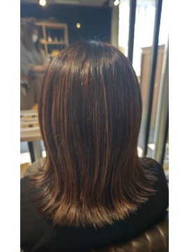 イコウヘアデザイン(icou hair design) 3Dハイライト◇外ハネミディアム