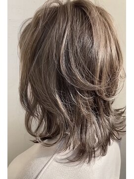 ルシードスタイルアイフラット(LUCIDO STYLE I-FLAT) ミディアムレイヤー/アースカラー/20代30代40代50代