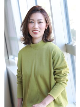 キッカ 千葉店(CHICCA) 切りっぱなし外ハネロブ