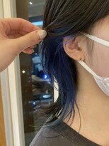 オーシャン(Ocean)&nbsp;［OCEAN Hair&Life水田成美］夏☆涼しげブルー/イヤリングカラー