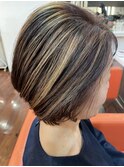 ハイローライトでオシャレボブ☆