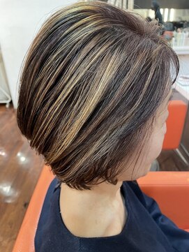 エッジオリジネーション 三宮店(edge origination) ハイローライトでオシャレボブ☆