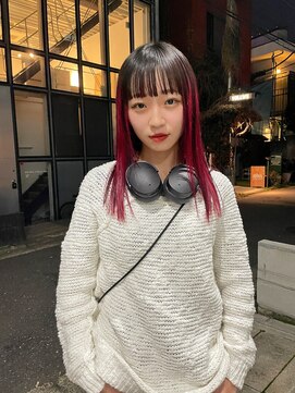 ルーム(Loom.) ミルクティーハイライトダブルカラーケアブリーチレッド