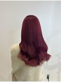 女っぽさを演出…☆チェリーレッド
