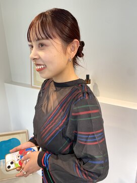 エト 梅田(eto) 赤髪アレンジ