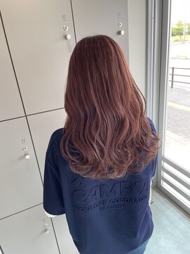 エイト 沖縄豊崎店(EIGHT toyosaki) 【EIGHT 豊崎】お客様スタイル_ピンクベージュ