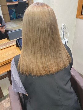 ロア 福岡天神本店(LORE) ダブルカラーベージュカラーケアブリーチカラーハイトーンカラー