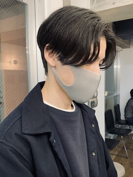 レタッチバイフィフス(RETOUCH by fifth) センターパートニュアンスパーマワンカールパーマ韓国コンマヘア