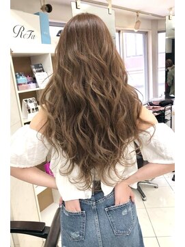 スライバイリアオオサカ(Sly By Ria OSAKA) アッシュブラウンカラーシールエクステ 80本【梅田】【大阪】