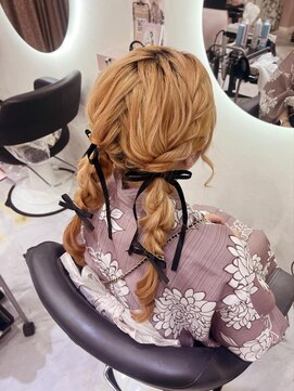 クラン 梅田店(clan) 編みおろしツイン/梅田ヘアセット