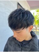 くせ毛活かしナチュラルマッシュショート