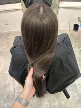 ペレ 梅田(PELE) 前髪/アンブレラカラー/こなれミディ/イメチェン/ウェーブパーマ