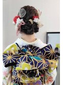 2025年成人式の着付けとヘアーセット