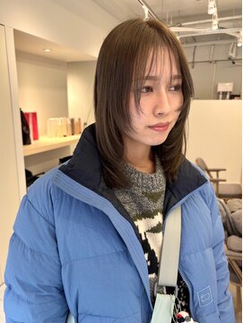 ハル 南平岸(HARU) レイヤースタイル♪アッシュカラー