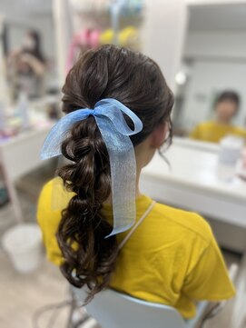 ヘアセット専門店 ナゴミ 池袋店(nagomi) ポニー編みおろし