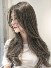 ロカ(roka) 韓国/髪質改善/レイヤーカット/オリーブカラー/縮毛矯正