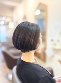 30代40代50代伸ばしかけショートボブ【新百合ヶ丘白髪染め】