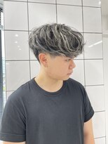 ギア(GEAR.)&nbsp;【メンズイケメンスタイル】perm×White highlight