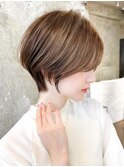 ショートヘア/分け目なし/イメチェン/30代40代50代60代/表参道